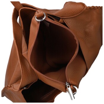 Dámský set kabelek hnědý - Paolo bags Lona