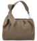 Dámská kožená kabelka do ruky taupe - Delami Vera Pelle Elena