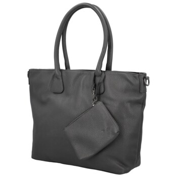 Dámská kabelka přes rameno tmavě šedá - Paolo bags Iljana