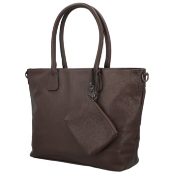 Dámská kabelka přes rameno coffee - Paolo bags Iljana