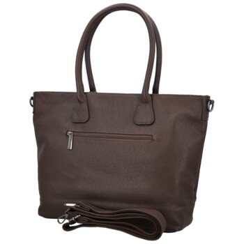 Dámská kabelka přes rameno coffee - Paolo bags Iljana