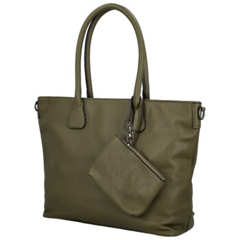 Dámská kabelka přes rameno tmavě zelená - Paolo bags Iljana