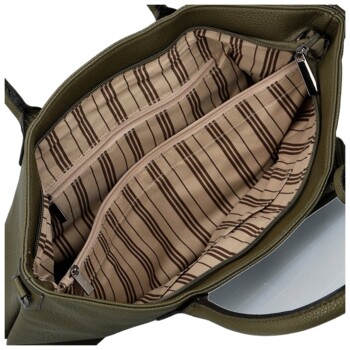 Dámská kabelka přes rameno tmavě zelená - Paolo bags Iljana