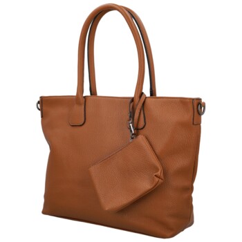 Dámská kabelka přes rameno hnědá - Paolo bags Iljana