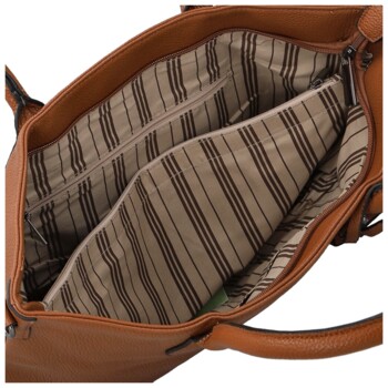 Dámská kabelka přes rameno hnědá - Paolo bags Iljana