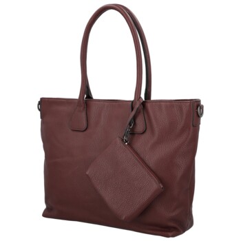 Dámská kabelka přes rameno tmavě vínová - Paolo bags Iljana