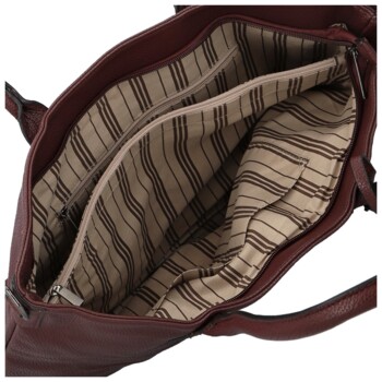 Dámská kabelka přes rameno tmavě vínová - Paolo bags Iljana