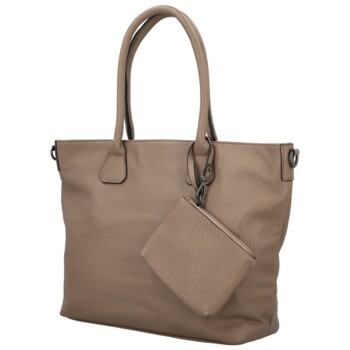 Dámská kabelka přes rameno tmavě béžová - Paolo bags Iljana