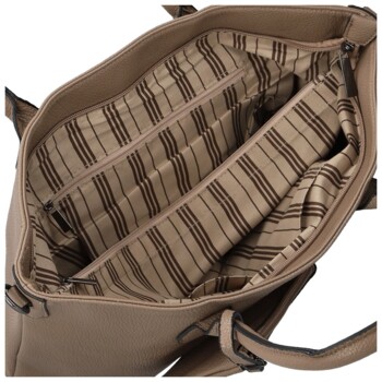 Dámská kabelka přes rameno tmavě béžová - Paolo bags Iljana