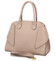 Dámská kožená kabelka do ruky růžová - Delami Vera Pelle Seia