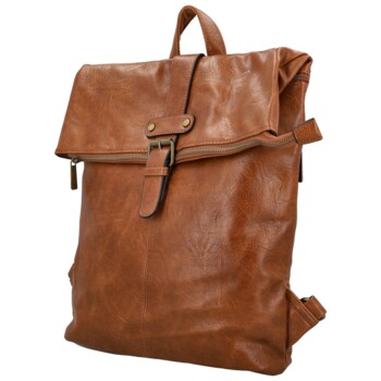 Dámský batoh hnědý - Paolo bags Tulia