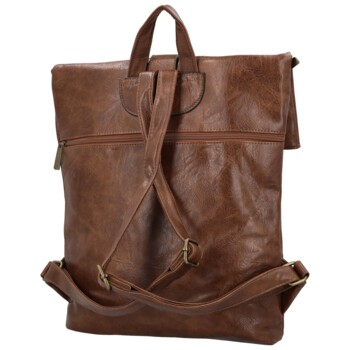 Dámský batoh coffee - Paolo bags Tulia