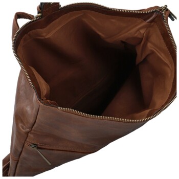 Dámský batoh coffee - Paolo bags Tulia