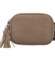 Dámská crossbody kabelka tmavě béžová - Paolo bags Ilana