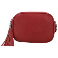 Dámská crossbody kabelka červená - Paolo bags Ilana