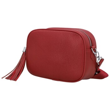 Dámská crossbody kabelka červená - Paolo bags Ilana