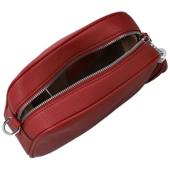 Dámská crossbody kabelka červená - Paolo bags Ilana