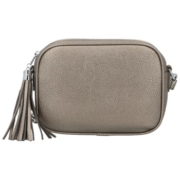 Dámská crossbody kabelka bronzová - Paolo bags Ilana