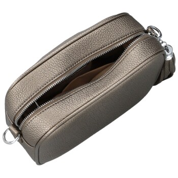 Dámská crossbody kabelka bronzová - Paolo bags Ilana