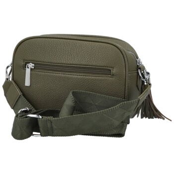 Dámská crossbody kabelka tmavě zelená - Paolo bags Ilana