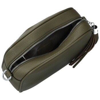 Dámská crossbody kabelka tmavě zelená - Paolo bags Ilana