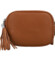 Dámská crossbody kabelka hnědá - Paolo bags Ilana