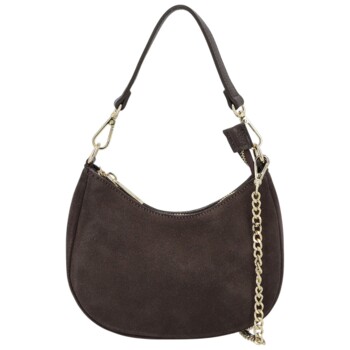 Dámská kabelka na rameno tmavě hnědá - Delami Vera Pelle Penelopa
