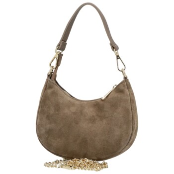 Dámská kabelka na rameno taupe - Delami Vera Pelle Penelopa