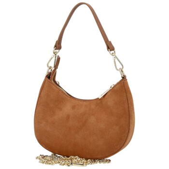 Dámská kabelka na rameno koňaková - Delami Vera Pelle Penelopa