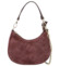 Dámská kabelka na rameno vínová - Delami Vera Pelle Penelopa