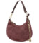 Dámská kabelka na rameno vínová - Delami Vera Pelle Penelopa