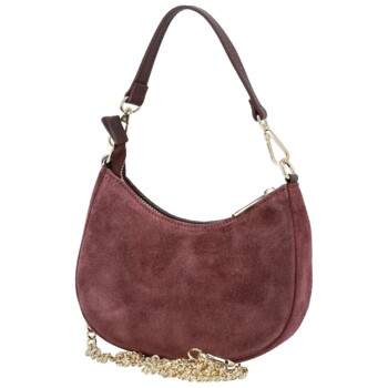 Dámská kabelka na rameno vínová - Delami Vera Pelle Penelopa