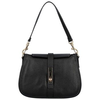 Dámská kabelka na rameno černá - Delami Vera Pelle Heloise