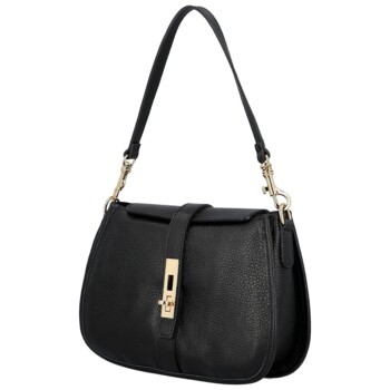 Dámská kabelka na rameno černá - Delami Vera Pelle Heloise