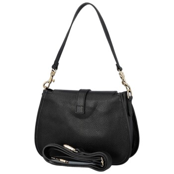 Dámská kabelka na rameno černá - Delami Vera Pelle Heloise