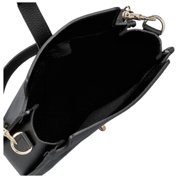 Dámská kabelka na rameno černá - Delami Vera Pelle Heloise