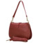 Dámská kabelka na rameno tmavě červená - Delami Vera Pelle Heloise