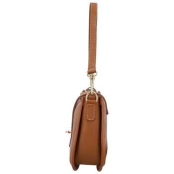 Dámská kabelka na rameno koňaková - Delami Vera Pelle Heloise