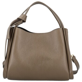 Dámská kožená kabelka do ruky taupe - Delami Vera Pelle Mija