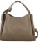 Dámská kožená kabelka do ruky taupe - Delami Vera Pelle Mija
