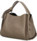 Dámská kožená kabelka do ruky taupe - Delami Vera Pelle Mija