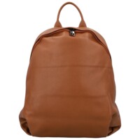 Dámský kožený batoh koňakový - Delami Vera Pelle Ricardo