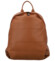 Dámský kožený batoh koňakový - Delami Vera Pelle Ricardo