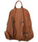 Dámský kožený batoh koňakový - Delami Vera Pelle Ricardo