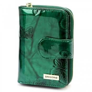 Dámská kožená peněženka zelená - Gregorio Allis