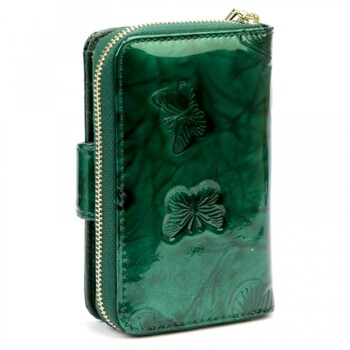 Dámská kožená peněženka zelená - Gregorio Allis