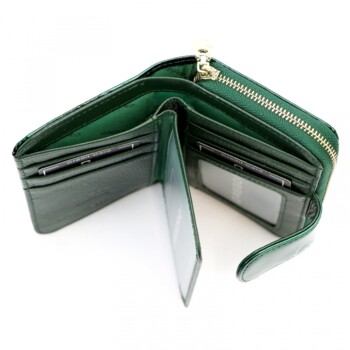 Dámská kožená peněženka zelená - Gregorio Allis