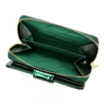 Dámská kožená peněženka zelená - Gregorio Allis