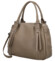 Dámská kožená kabelka na rameno taupe - Delami Vera Pelle Tirza
