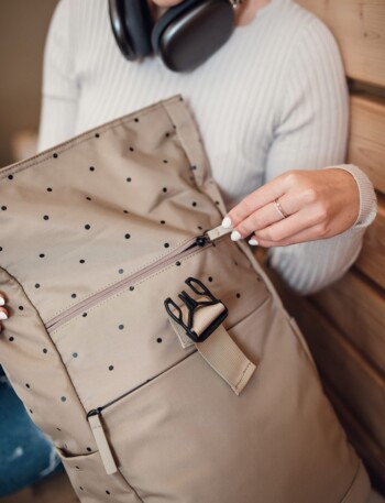 Městský batoh béžový - Vuch Virion Dotty